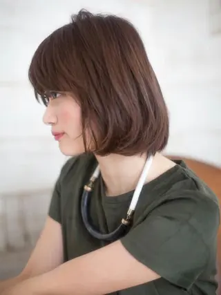 カラー ミディアム 艶髪クリエイター 秋田 聖也🪽のヘアスタイル