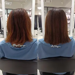 ミディアム 【縮毛矯正/レディー スカット】美涼🎀のヘアスタイル