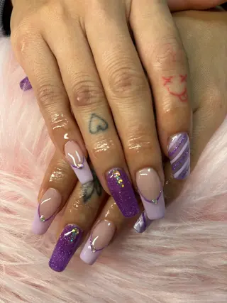 ネイル rukianail 新里のネイルデザイン