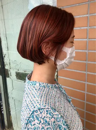 ショート カラー bococa りんのヘアスタイル