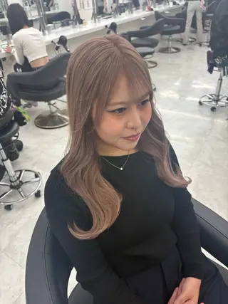 カラー ブリーチ/ハイトーン 💛SAKI‎💛のヘアスタイル