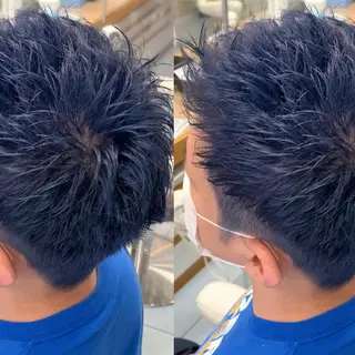 ミディアム カラー 縮毛/レイヤー 韓国/橋口のヘアスタイル