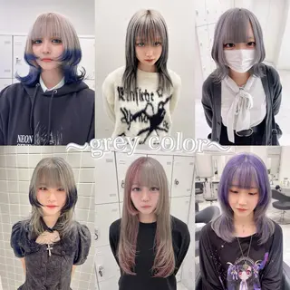 ミディアム カラー 🪼ウルフNo.1 池袋　タツキ🪼のヘアスタイル