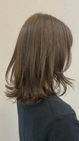 ミディアム カラー ボブ/髪質改善/ soiナカジママドリのヘアスタイル