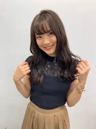 ロング カラー LEBEN所属・leben serikaのヘアスタイル