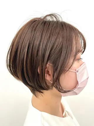 ショート カラー 笠原 健人のヘアスタイル