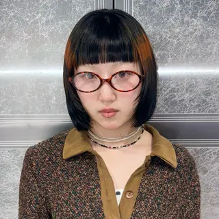 カラー 中山くるみ/ NORA UMEDAのヘアスタイル