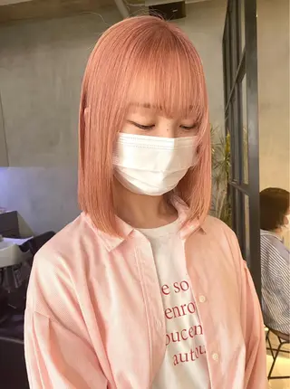 カラー ボブ/ミディ/ロング 特化/芳野りんかのヘアスタイル