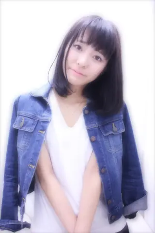 ミディアム 岩崎 秀之のヘアスタイル