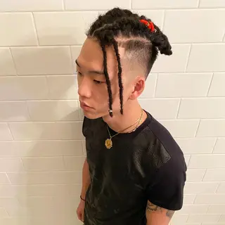 ショート カラー パーマ ヘアアレンジ メンズ キッズ ネイル マツエク・マツパ 中元 淳のヘアスタイル