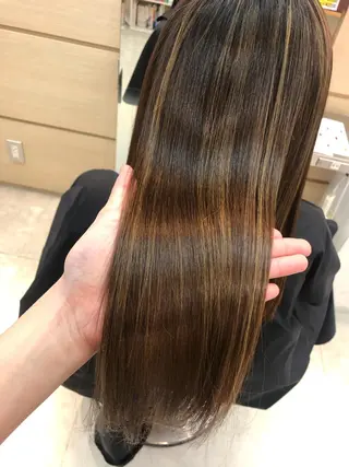 ロング カラー シールエクステ/ 髪質改善💐yuuのヘアスタイル