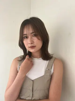 セミロング ANSAhair小倉所属・丹上 俊弥のヘアスタイル