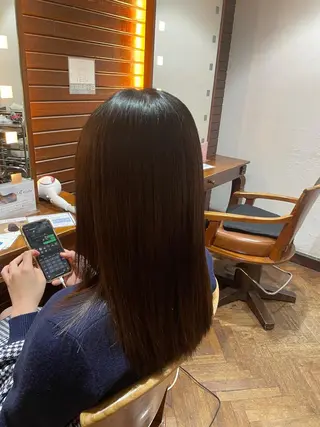 ミディアム stylist YUTOのヘアスタイル