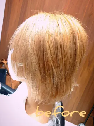 ショート カラー GO TODAY SHAiRE SALON キラリトギンザ店所属・🐱higajo🐱 比嘉門(ヒガジョウ)のヘアスタイル