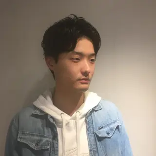 ミディアム メンズ しのはら まどかのヘアスタイル