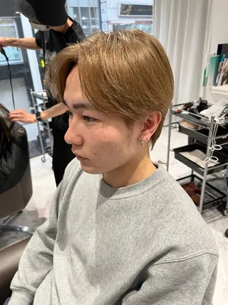 カラー メンズ Grow by NYNY 坂本 理輝のヘアスタイル