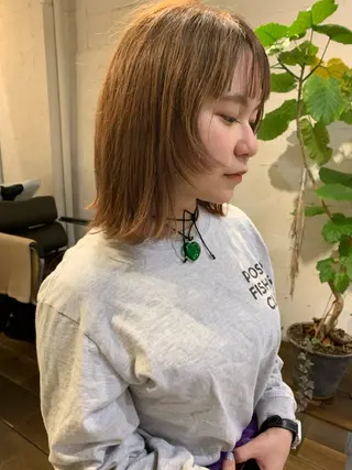 ミディアム 【takk】 ナカヤママサヨシのヘアスタイル