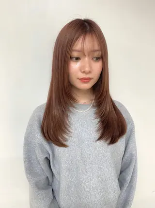 セミロング HARUKA🍒 tocca天王寺のヘアスタイル
