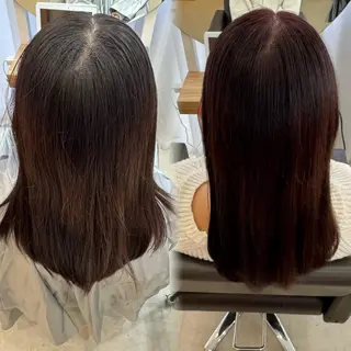 セミロング Agu hair 粉河のヘアスタイル