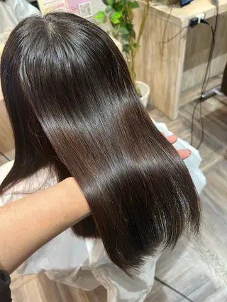 セミロング 阿部 拓也のヘアスタイル