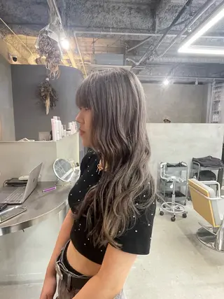 セミロング qulim所属・qulim【クリム】 /ハイトーン/海音のヘアスタイル