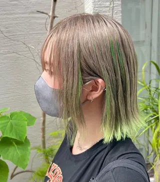 ショート カラー uros.所属・メンズパーマ/ エクステ🌞セナのヘアスタイル