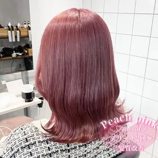 セミロング 盛れる暖色🎀ガーリ ーヘア🎀きっかのヘアスタイル