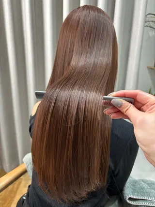 ロング カラー Atre.所属・🤍美髪縮毛/髪質 改善/池上夏凜🤍のヘアスタイル