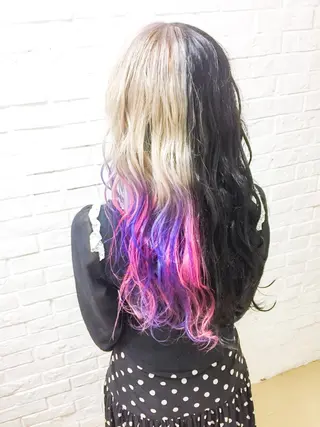 ミディアム カラー エクステリピート率 No.1 菊池　悠介のヘアスタイル