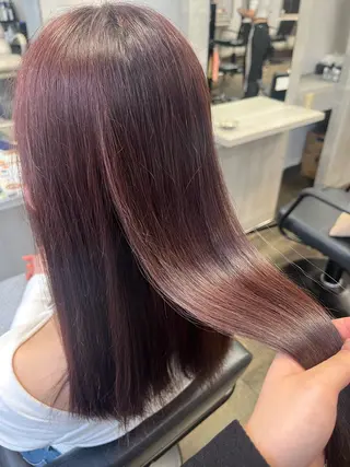セミロング 袋瀬 玲奈のヘアスタイル