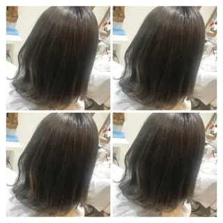 カラー 髪質改善艶髪 ℍ𝔸ℝ𝕌𝕂𝔸のヘアスタイル