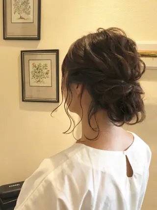 ミディアム ヘアアレンジ Takagi Nanamiのヘアスタイル