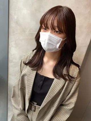 セミロング カラー keshiki大名所属・安部 真輝のヘアスタイル