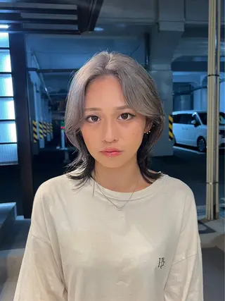 ミディアム カラー 内村 太陽のヘアスタイル