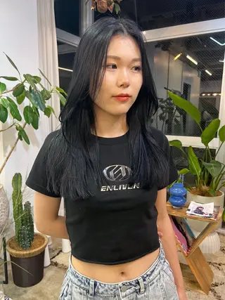 ロング カラー ness ネスのヘアスタイル