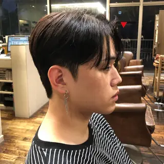 メンズ 韓国メンズヘア シンユウのヘアスタイル