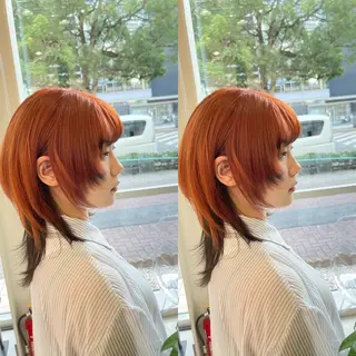 セミロング Y Uのヘアスタイル