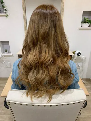 ロング カラー 竹田駅/半個室 belle./ベルのヘアスタイル