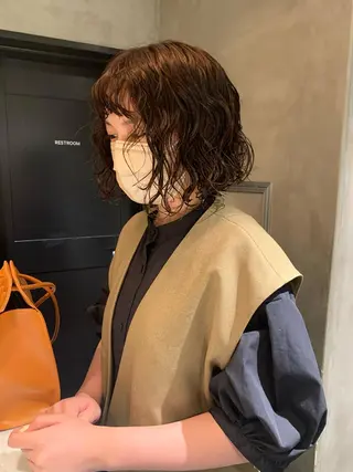 ショート パーマ アンニュイヘア🪽 ayumiのヘアスタイル