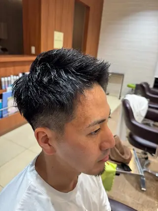 ショート メンズ カットメンズ限定KA ITOカラー練習中のヘアスタイル