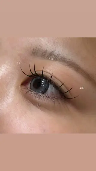 マツエク・マツパ 若狭 凜のマツエク・マツパデザイン