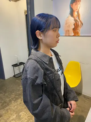 ショート 銀座✨綺麗になれる ストレート✨中山蓮のヘアスタイル