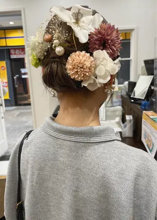 ミディアム アレンジ&ショート 💙YUKINOのヘアスタイル