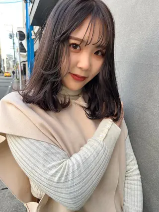 ミディアム カラー ♡manami ♡のヘアスタイル