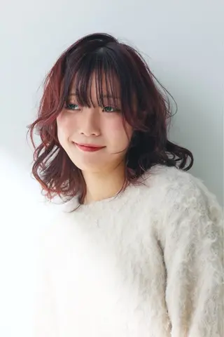 ミディアム カラー FIRST 💎🫧Hiyoriのヘアスタイル