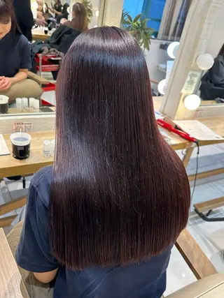 セミロング 本厚木｜縮毛矯正/ 酸性スト専門サロンのヘアスタイル