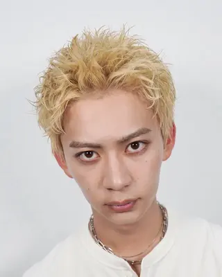 ショート カラー メンズ スパイキーショート メンズ特化/鈴木美璃のヘアスタイル