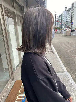 ミディアム カラー イチカワ ミオ/ minim hairのヘアスタイル