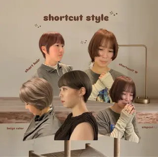 ショート カラー ブリーチ/ショート sakura🎀のヘアスタイル