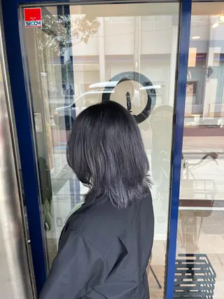 ミディアム カラー 大人透明感艶カラー 寺田稜のヘアスタイル